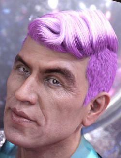 Wave Hair for Genesis 8 and Genesis 3 Male(s)