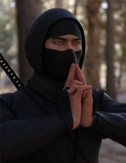 dForce Ninjitsu Outfit for Genesis 8 Male(s)