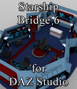 Starship Bridge 6 for DAZ Studio