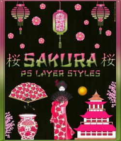 SAKURA PS Layer Styles