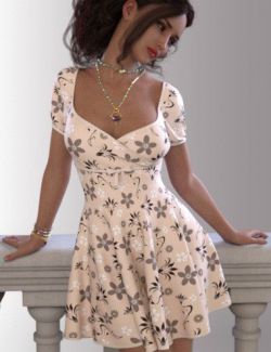 dForce Beth Holiday Outfit for Genesis 8 Female(s)