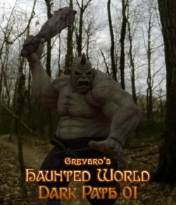 Greybro's Haunted World - Dark Woods Path 01 HDRI