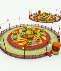 Tea Cups Ride for Poser