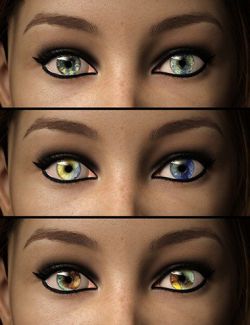 D.E.M. Impressionist Artist Eyes for Genesis 8 Female