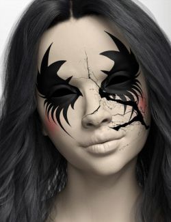 D.E.M. Broken Doll Makeup for Genesis 8 Female
