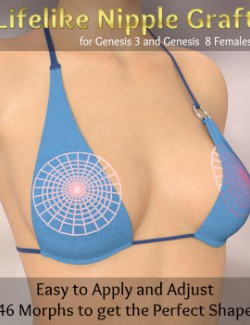 Lifelike Nipple Graft for G3F / G8F Bundle