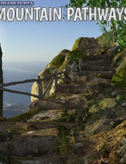 Modular 3D Kits: Mountain Pathways