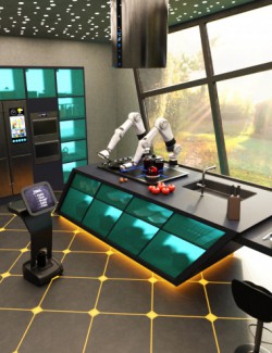 Futuristic Kitchen