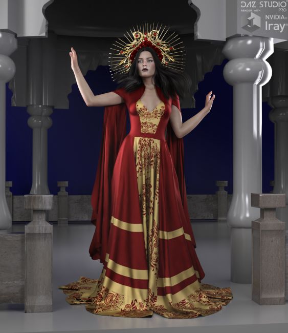 Click here to see preview images for "moonlight dforce outfit for G8F" moonlight dforce outfit for G8F