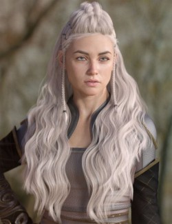 Iselind Hair for Genesis 3 and 8 Females
