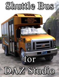 Shuttle Bus for DAZ Studio