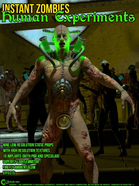 Click here to see preview images for "Instant Zombies 6: Human Experiments" Instant Zombies 6: Human Experiments