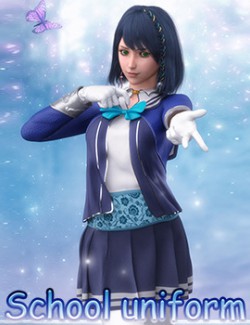 Fantasy Anime Outfit 7 _ School Uniform_ for G8F