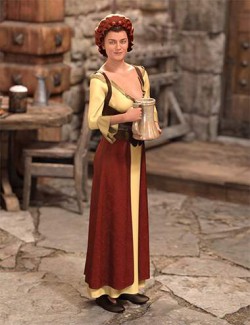 dForce Medieval Barmaid for Genesis 8 Female(s)