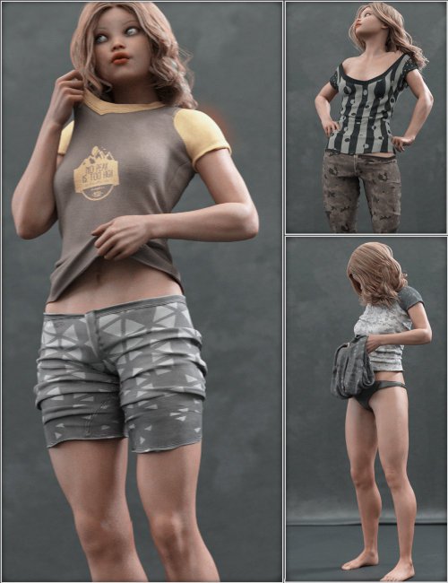 Click here to see preview images for "Everyday 2 Daily Poses and Clothes Vol.1 for Genesis 8 Female(s)" Everyday 2 Daily Poses and Clothes Vol.1 for Genesis 8 Female(s)