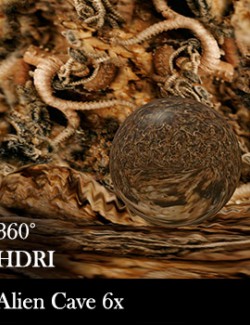 Alien Cave 360 Environment- HDRI