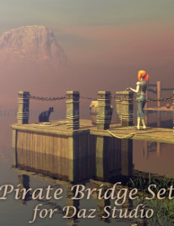 Pirate Bridge Set for Daz Studio
