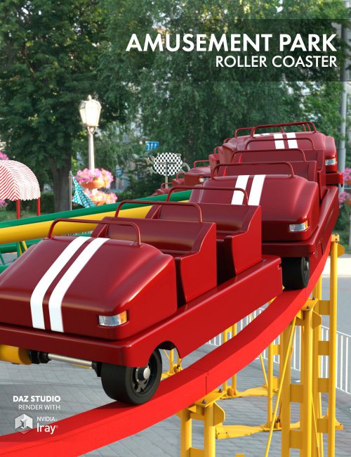 Click here to see preview images for "Amusement Park - Roller Coaster" Amusement Park - Roller Coaster