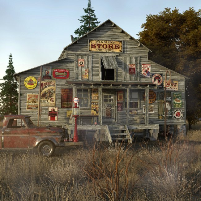 Click here to see preview images for "MS20 Country Store for DAZ" MS20 Country Store for DAZ