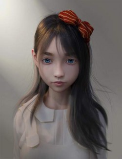 Natsuki Hair for Genesis 8 Females