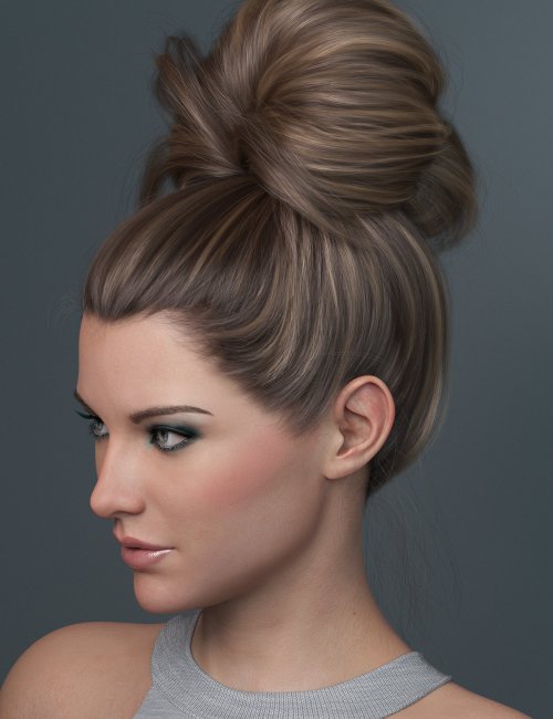 Click here to see preview images for "Top Updo for Genesis 3, 8, and 8.1 Females" Top Updo for Genesis 3, 8, and 8.1 Females