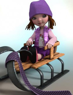 Winter Outfit for Bugga Boo for Genesis 8 Females