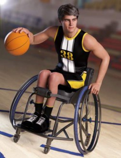 dForce Basketball Uniform Outfit for Genesis 8.1 Males