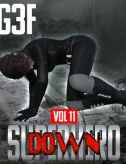 SuperHero Down for G3F Volume 11