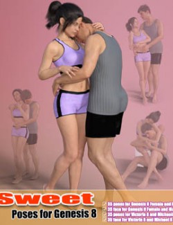 Sweet Poses for Genesis 8