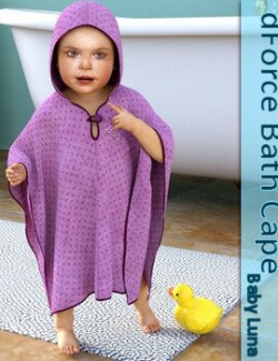 dForce Bath Cape for Baby Luna
