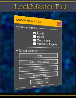 LockMaster for Poser 12