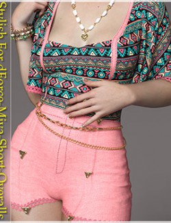 Stylish For dForce Miya Short Overalls