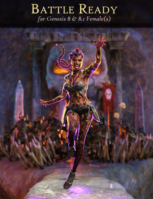 Click here to see preview images for "Battle Ready for Genesis 8 and 8.1 Females" Battle Ready for Genesis 8 and 8.1 Females