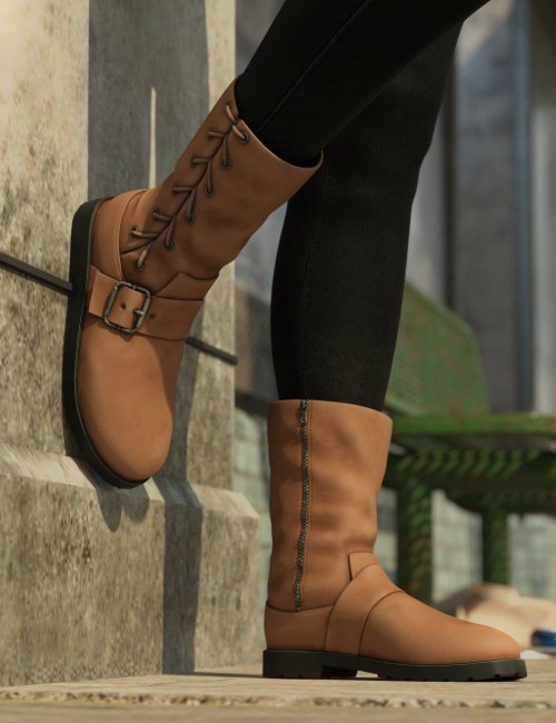 Click here to see preview images for "Side Laced Boots for Genesis 8 Female" Side Laced Boots for Genesis 8 Female