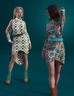 dForce Cold Shoulder: Patterned Knit Textures