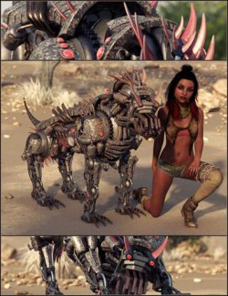 Steampunk Attack Dog
