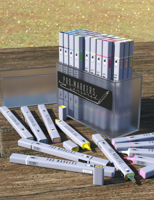 Click here to see preview images for "Pro Marker Pens" Pro Marker Pens