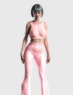 dForce Flare Outfit for Genesis 8 and 8.1 Females