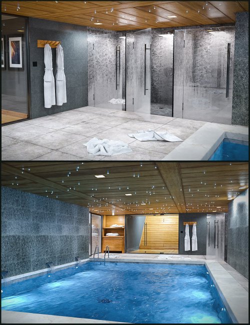 Click here to see preview images for "Winter Vacation Swimming Pool" Winter Vacation Swimming Pool