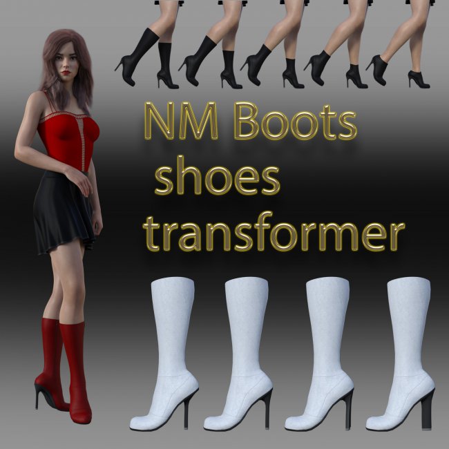 Click here to see preview images for "NM Boots Shoes Transformer" NM Boots Shoes Transformer