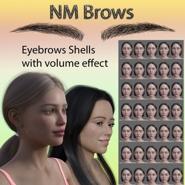 Click here to see preview images for "NM Brows" NM Brows