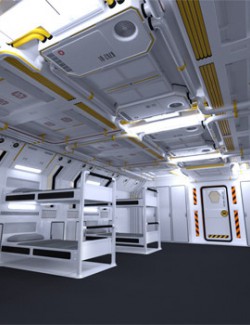 Colony Barracks for Poser and DS