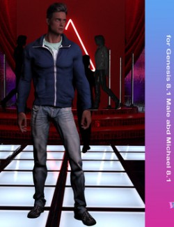 Fashion Model Poses for Genesis 8.1 Male and Michael 8.1