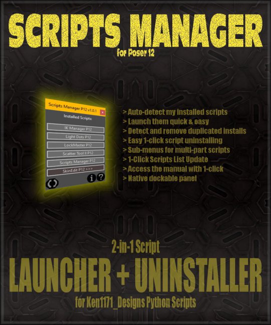 Click here to see preview images for "Scripts Manager P12" Scripts Manager P12