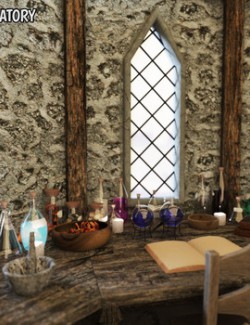 Modular 3D Kits: Alchemist's Magic Laboratory