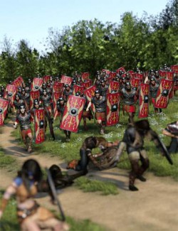 Now-Crowd Billboards - Roman Legionaries Charging (Roman Legion Vol II)
