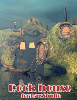 Rock house for Daz Studio