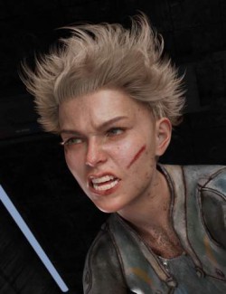 dForce Chaotic Hair for Genesis 8 and Genesis 8.1