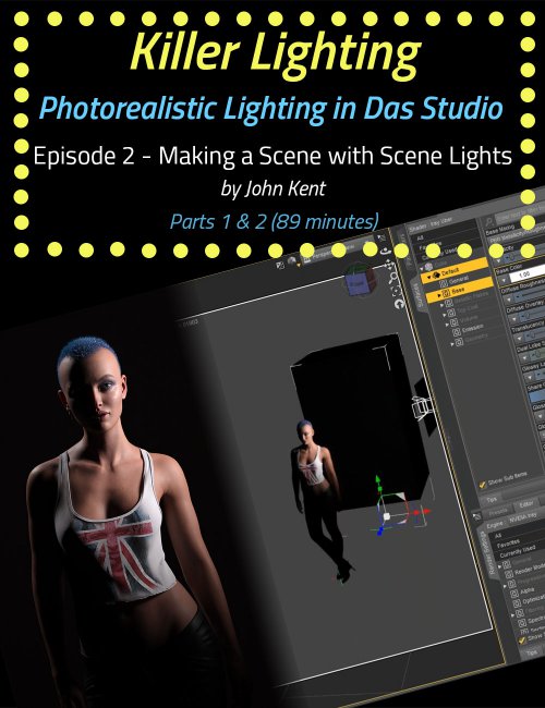 Click here to see preview images for "Killer Lighting - Lighting for Photorealistic Renders - Part 2 Making a Scene with Scene Lights" Killer Lighting - Lighting for Photorealistic Renders - Part 2 Making a Scene with Scene Lights