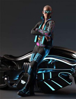 Cyber Man Outfit for Genesis 8 Males